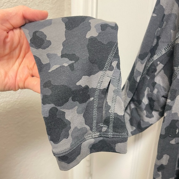 Free Fly Apparel Black and Grey Camo Longsleeve Top - Picture 5 of 9